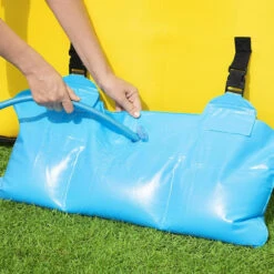 Aire De Jeux Avec Toboggan, Pataugeoire Et Canon à Eau Bestway Mont Splashmore -Mobilier De Jardin aire jeux bestway mont splashmore 53345 7