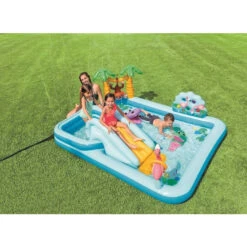 Aire De Jeux Gonflable Intex Jungle 9 Aire De Jeux Gonflable Intex Jungle -Mobilier De Jardin aire de jeux jungle ambiance
