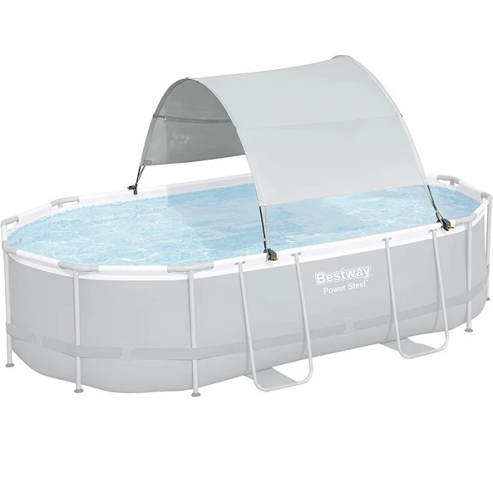 Auvent Pour Piscine Tubulaire Bestway Largeur 2,10 à 3,40 M 1 Auvent Pour Piscine Tubulaire Bestway Largeur 2,10 à 3,40 M