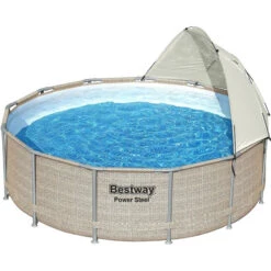 Auvent Pour Piscine Tubulaire Bestway Ø 3,05 à 5,49 M