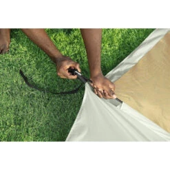 Auvent Pour Piscine Tubulaire Bestway Ø 3,05 à 5,49 M 16 Auvent Pour Piscine Tubulaire Bestway Ø 3,05 à 5,49 M -Mobilier De Jardin auvent rond bestway 2 ambiance installation 4