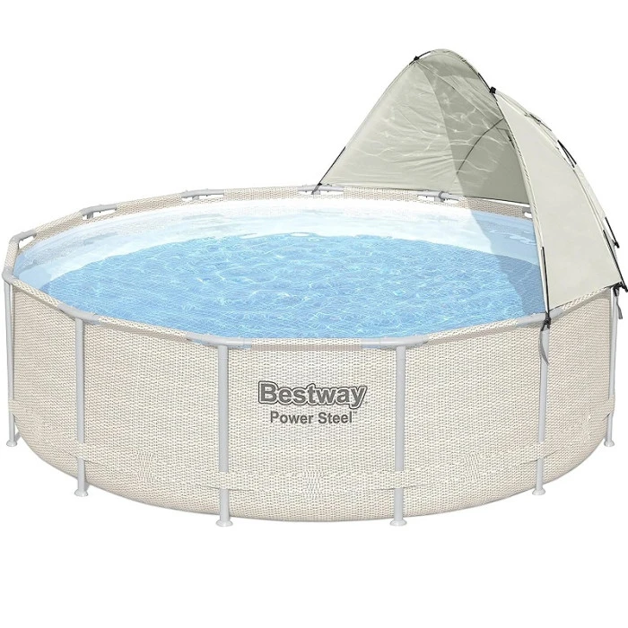 Auvent Pour Piscine Tubulaire Bestway Ø 3,05 à 5,49 M 3 Auvent Pour Piscine Tubulaire Bestway Ø 3,05 à 5,49 M – Image 3