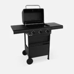 Barbecue Gaz 3 Brûleurs -Mobilier De Jardin bbqdline3bk 541e840b773de4725fe36f279004fc93