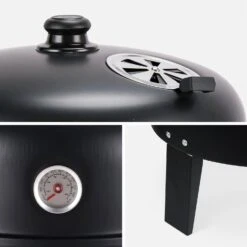 Barbecue Fumoir Charbon De Bois Ø38cm -Mobilier De Jardin bbqsmk80bk f86ce8c7fffb862bedf23dbf55b41a07