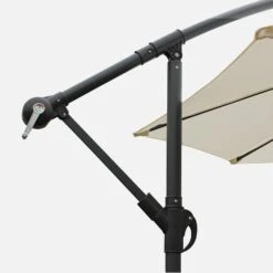 Parasol Déporté Rond Ø300cm Couleur : Ecru -Mobilier De Jardin bu300ecru f252327ac704331cbb356e334702958e