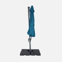 Parasol Déporté Rond Ø 350cm Couleur : Bleu Canard -Mobilier De Jardin cdukd350bd 38b9b8999dfc9887e7b01925dd2a9aa1