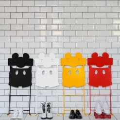 Chaise De Jardin Pour Enfant FERMOB Bistro Mickey Mouse © - Réglisse -Mobilier De Jardin chaise mickey fermob 7 3