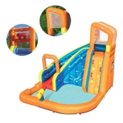 Aire De Jeux Château Bestway Turbo Splash H2o Go 11 Aire De Jeux Château Bestway Turbo Splash H2o Go -Mobilier De Jardin chateau gonflable toboggan piscine bestway h2o go 5