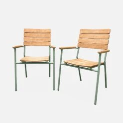 Chaise De Jardin Bois Et Aluminium, Empilables (lot De 2) 8 Chaise De Jardin Bois Et Aluminium, Empilables (lot De 2) -Mobilier De Jardin ecarmseggyx2 6ae0b39f11975cec83c6b1bad058ea26