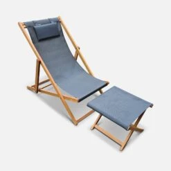 Bain De Soleil Et Repose-pieds Bois Eucalyptus Multi Positions (lot De 2) -Mobilier De Jardin ectxdeckfratx2 c7fd25d55cd739b6c5eefb279931b636