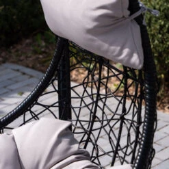 Fauteuil Suspendu Bizzotto Amirantes - Noir -Mobilier De Jardin fauteuil bizzotto amirantes noir 5