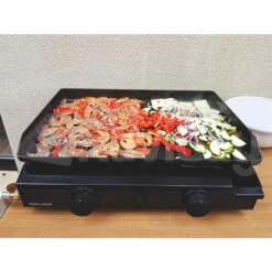 Plancha à Gaz Forge Adour BASE 60 Acier Peint -Mobilier De Jardin forge adour base 60 g cuisson 2