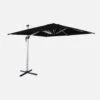 Parasol Déporté Carrée 3x3m Couleur : Noir