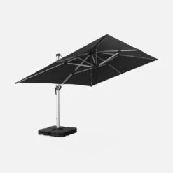 Parasol Déporté Rectangulaire 3x4m Couleur : Anthracite -Mobilier De Jardin hdu3x4dkgy a2c56c15ee06e8a3a0ea3c93e1d3965e