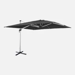 Parasol Déporté Carré 4x4m Couleur : Anthracite 11 Parasol Déporté Carré 4x4m Couleur : Anthracite -Mobilier De Jardin hdu4x4dkgy d986dbd539c7d8ca7104aa7ffef0ef87