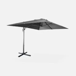 Parasol Déporté Rectangulaire 3x4m Couleur : Gris 11 Parasol Déporté Rectangulaire 3x4m Couleur : Gris -Mobilier De Jardin hukd3x4gy b511e72d919ac8d5ceac371d6f5367df