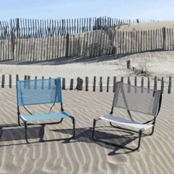 Chaise Basse De Jardin LAFUMA CB Batyline Iso - Seigle -Mobilier De Jardin lfm1210.8548 chaise basse jardin lafuma cb batyline iso seigle ambiance