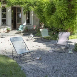 Chaise Longue LAFUMA Maxi Transat - Terre 6 Chaise Longue LAFUMA Maxi Transat - Terre -Mobilier De Jardin lfm2502 8556 chaise longue lafuma maxi transat terre ambiance 2