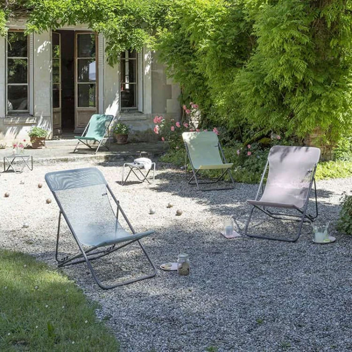 Chaise Longue LAFUMA Maxi Transat - Terre 3 Chaise Longue LAFUMA Maxi Transat - Terre – Image 3