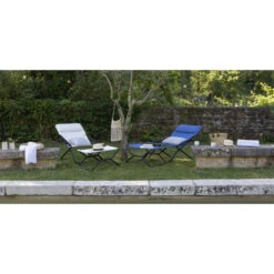 Repose-pieds LAFUMA Next Batyline Duo - Outremer -Mobilier De Jardin lfm2659.8225 repose pieds lafuma next batyline duo outremer ambiance 2