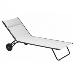 Lit Bain De Soleil LAFUMA Miami - Blanc