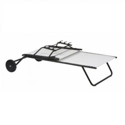 Lit Bain De Soleil LAFUMA Miami - Blanc -Mobilier De Jardin lfm2720 6900 lit bain de soleil lafuma miami blanc plie