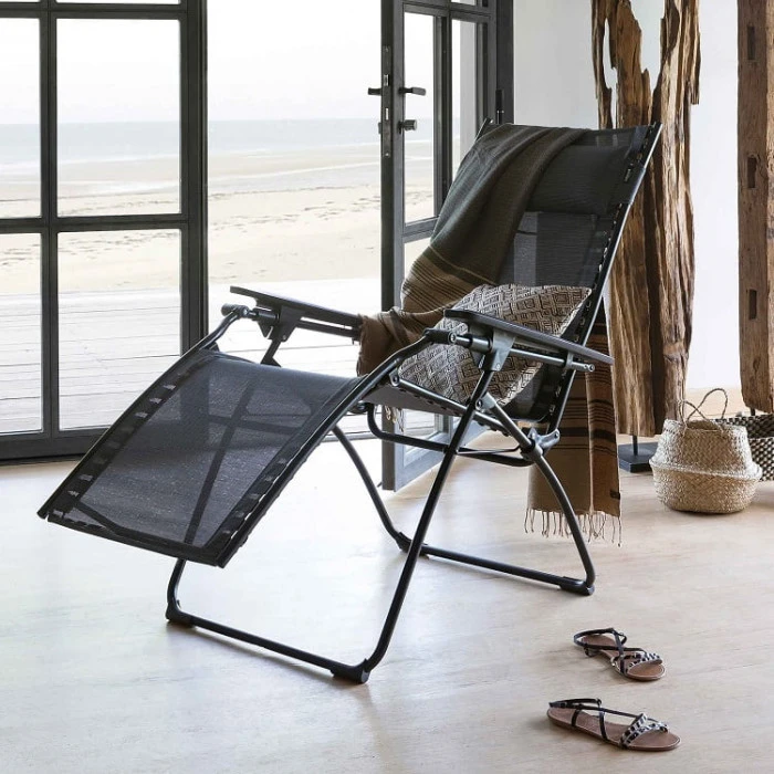 Fauteuil Relax Pliant LAFUMA Evolution Batyline Duo - Obsidian 3 Fauteuil Relax Pliant LAFUMA Evolution Batyline Duo - Obsidian – Image 3