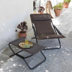 Repose-pieds LAFUMA Next AirComfort - Acier -Mobilier De Jardin lfm2850.6135 repose pieds lafuma next aircomfort acier ambiance 2