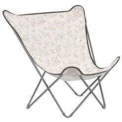 Fauteuil Pliant LAFUMA Pop Up XL Airlon - Motifs Graminée / Beige