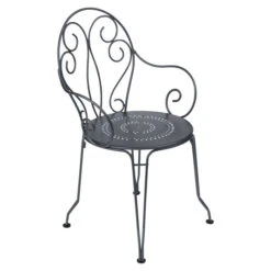 Fauteuil De Jardin Empilable FERMOB Montmartre - Carbone