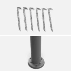 Tonnelle 3x3m Avec Rideaux Couleur : Gris -Mobilier De Jardin pgskd3x3gy 06352250c7f635cff19e37b4217fd7df