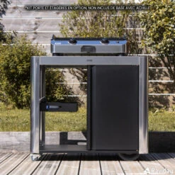 Desserte Achille Pour Plancha ENO - Inox 13 Desserte Achille Pour Plancha ENO - Inox -Mobilier De Jardin plancha eno fusion 60 chariot 3 1