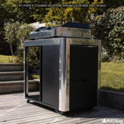 Desserte Achille Pour Plancha ENO - Inox 14 Desserte Achille Pour Plancha ENO - Inox -Mobilier De Jardin plancha eno fusion 60 chariot 4 1