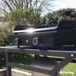 Plancha à Gaz Forge Adour ORIGIN 60 Acier Émaillé -Mobilier De Jardin plancha gaz forge adour origin 60 raviday