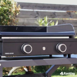 Plancha à Gaz Forge Adour ORIGIN 60 Acier Émaillé -Mobilier De Jardin plancha gaz forge adour origin 60 raviday 3