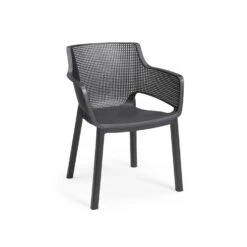 Table De Jardin Résine + 8 Chaises Empilables Couleur : Graphite -Mobilier De Jardin plk240er8bk 8b730c466b47cad0c1143e9a2c0c62a1