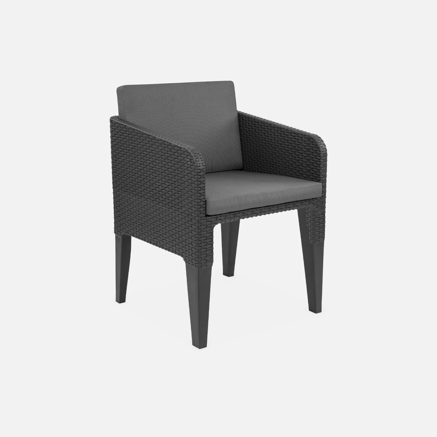 Salon De Jardin Imitation Rotin 2 Chaises 2 Salon De Jardin Imitation Rotin 2 Chaises â Image 2