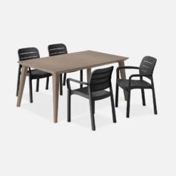 Table De Jardin Résine De Synthèse 4 à 6 Places Couleur : Cappuccino 9 Table De Jardin Résine De Synthèse 4 à 6 Places Couleur : Cappuccino -Mobilier De Jardin plktbl160cp 9914c3ae24ec3ab76dca6bdf8b1b56bc