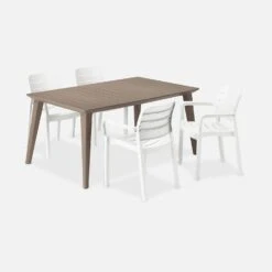 Table De Jardin Résine De Synthèse 4 à 6 Places Couleur : Cappuccino 10 Table De Jardin Résine De Synthèse 4 à 6 Places Couleur : Cappuccino -Mobilier De Jardin plktbl160cp b14dd9e0628444c84cfc38ddab48bbac