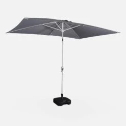 Parasol Rectangulaire 2x3m, Aluminium Anodisé Couleur : Gris 10 Parasol Rectangulaire 2x3m, Aluminium Anodisé Couleur : Gris -Mobilier De Jardin puano2x3gy 35286d9415b52d2e925bcc7c47e24688