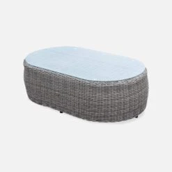 Salon De Jardin Résine Tressée 4 Places Couleur : Nuances De Gris / Gris Clair 8 Salon De Jardin Résine Tressée 4 Places Couleur : Nuances De Gris / Gris Clair -Mobilier De Jardin rw4rdgy e4d32ae82f338d4e6c5a595624280ae5