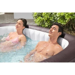 Spa Gonflable Jets Et Bulles Bestway Maldives 6 Places -Mobilier De Jardin spa bestway maldives ambiance 2 min 1