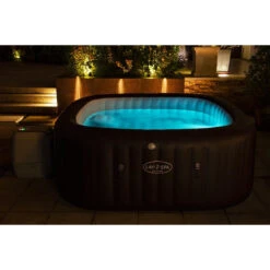 Spa Gonflable Jets Et Bulles Bestway Maldives 6 Places -Mobilier De Jardin spa bestway maldives led bleu 1