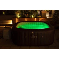 Spa Gonflable Jets Et Bulles Bestway Maldives 6 Places -Mobilier De Jardin spa bestway maldives led verte 1