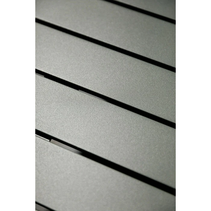 Table De Jardin 6 Personnes FERMOB Costa 160 X 80 Cm - Gris Orage 2 Table De Jardin 6 Personnes FERMOB Costa 160 X 80 Cm - Gris Orage – Image 2