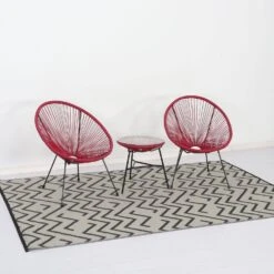 Tapis Extérieur Rectangulaire Motif Vagues 8 Tapis Extérieur Rectangulaire Motif Vagues -Mobilier De Jardin tapis d exterieur 180x270cm sydney rectangulaire motif vagues noir beige 12e1c8b6b4fbf2a5d4a644830016141d