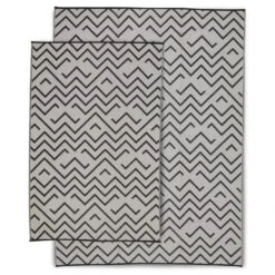Tapis Extérieur Rectangulaire Motif Vagues 9 Tapis Extérieur Rectangulaire Motif Vagues -Mobilier De Jardin tapis d exterieur 180x270cm sydney rectangulaire motif vagues noir beige 6e4f0c99d170dcc9a8431703ff3f3046