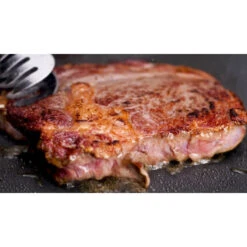 Plancha à Gaz Forge Adour MODERN 75 Acier Noir -Mobilier De Jardin viande plancha forge adour 2