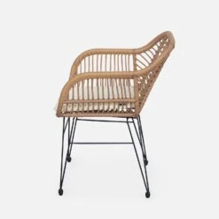 Fauteuil Effet Rotin Résine Et Métal (lot De 2) -Mobilier De Jardin wkchrx2bamb e7fa6f8973ed0bf8fae1607e39015e68